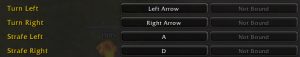 A & D strafing example