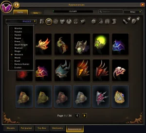 Transmog examples