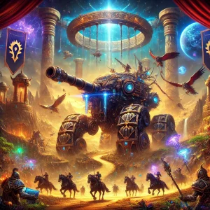 A-vivid-and-detailed-depiction-of-the-World-of-Warcraft-Season-of-Discovery-Phase-6-showcasing-the-new-mounts