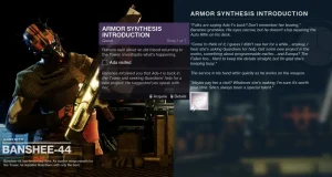 Armor Synthesis Guide – Destiny 2
