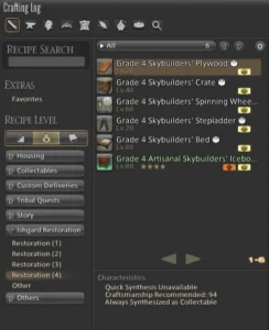 FFXIV Crafter Leveling Guide 1-100 (Updated for Patch 7.05 – Dawntrail)