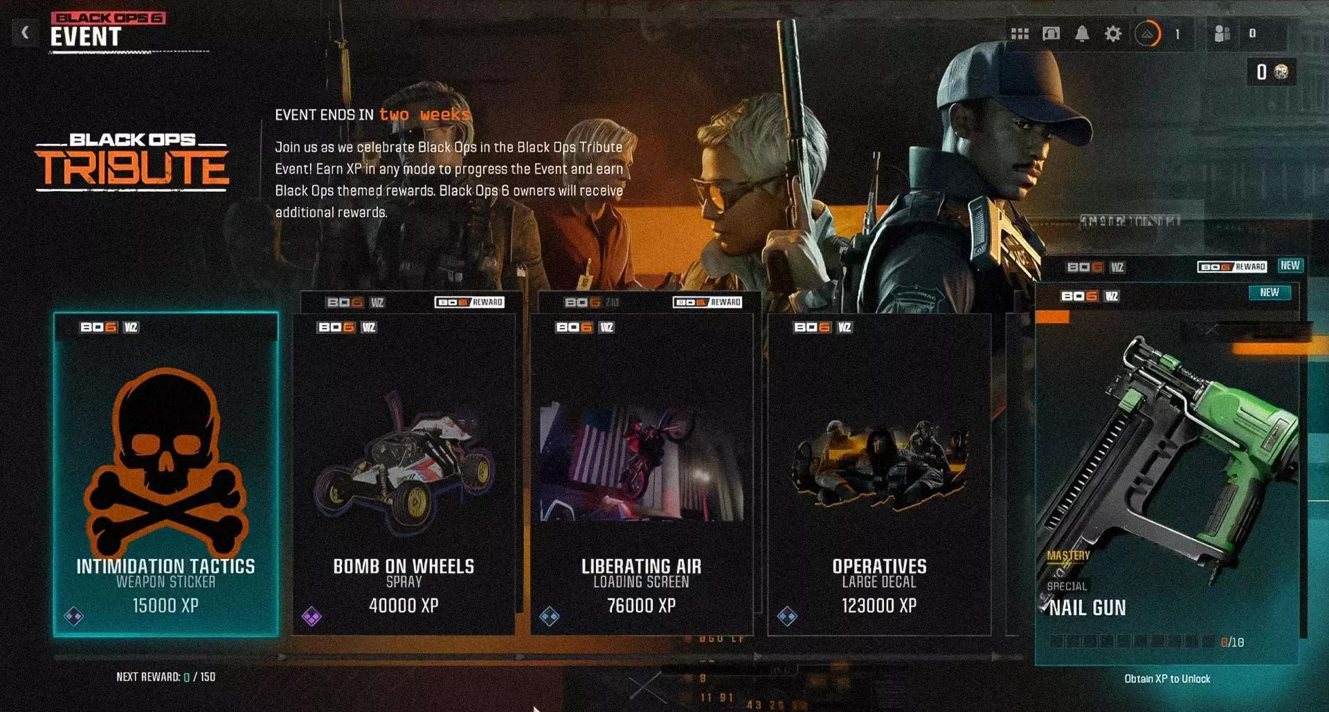 Black Ops Tribute Guide