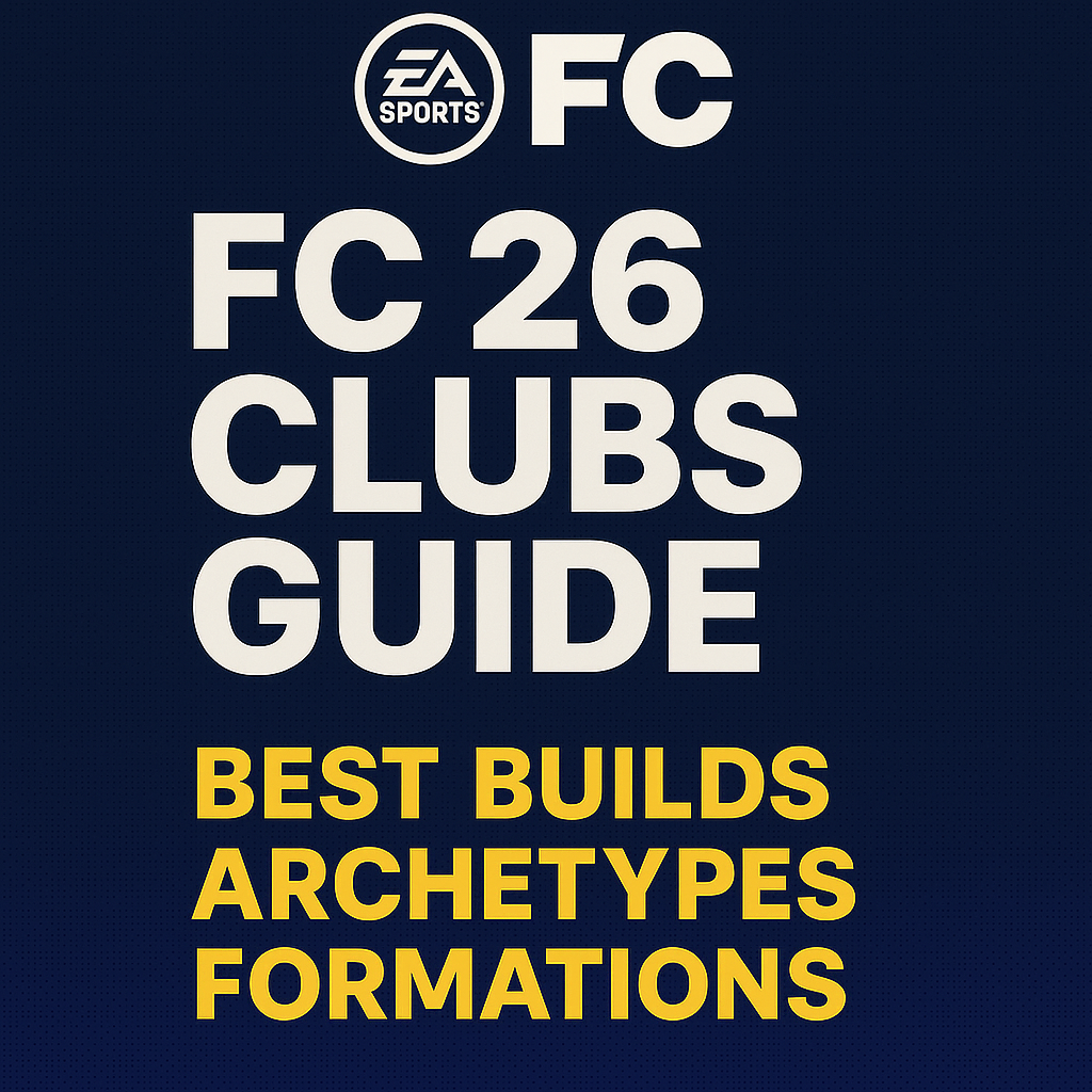 FC 26 Clubs Guide – Best Builds, Archetypes, and Formations
