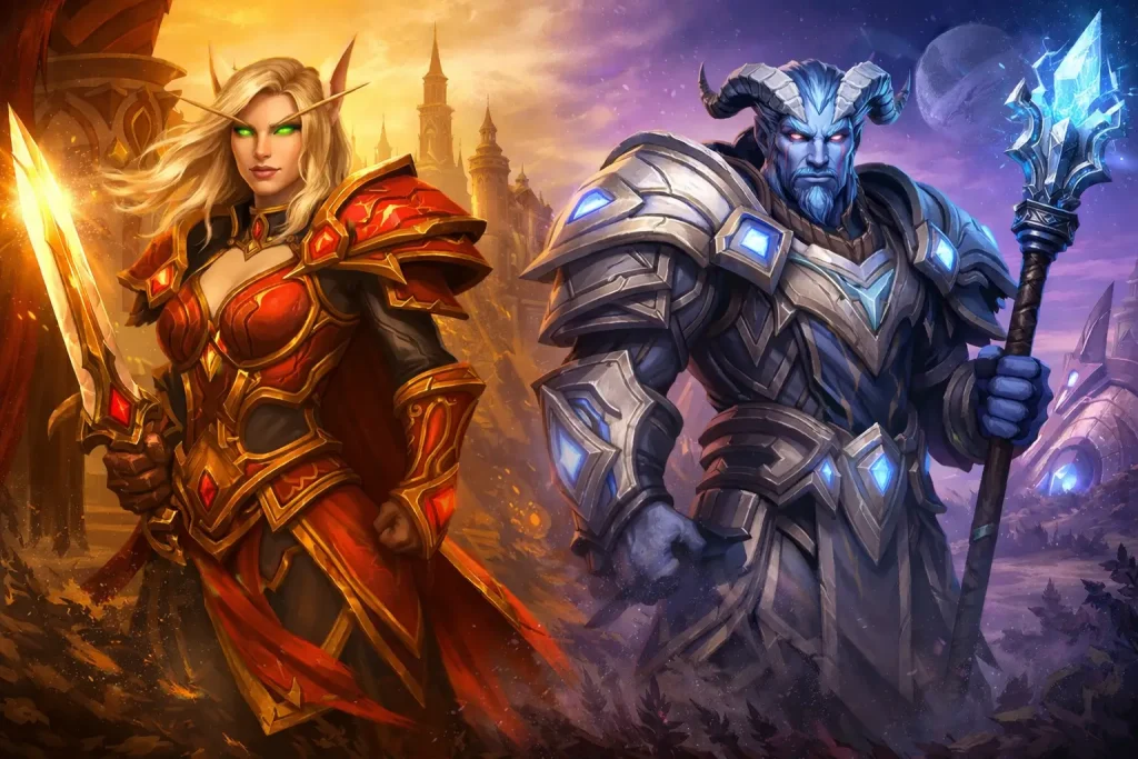 TBC Anniversary Leveling New Races