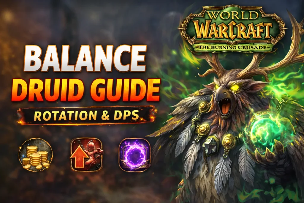WoW TBC Balance Druid Guide — Rotation, Gearing, Mana, and Full Boomkin Breakdown