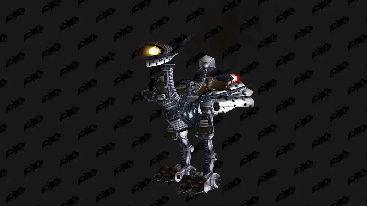 Black Battlestrider mount in WoW Forever
