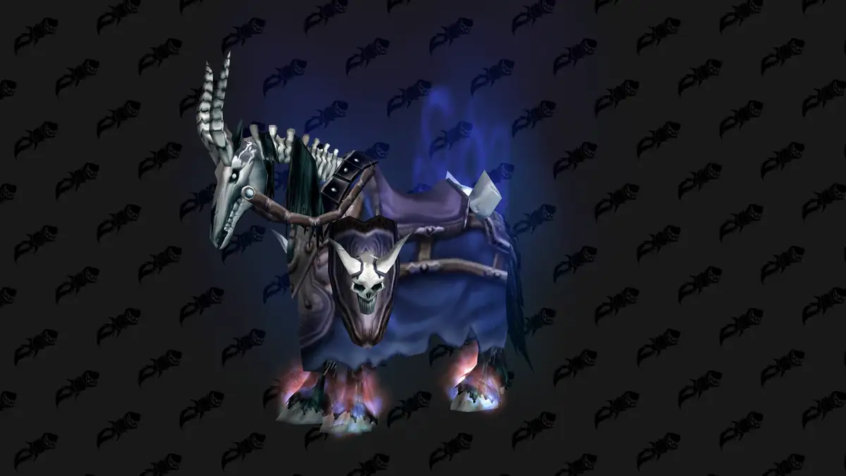 Deathcharger's Reins mount in WoW Forever