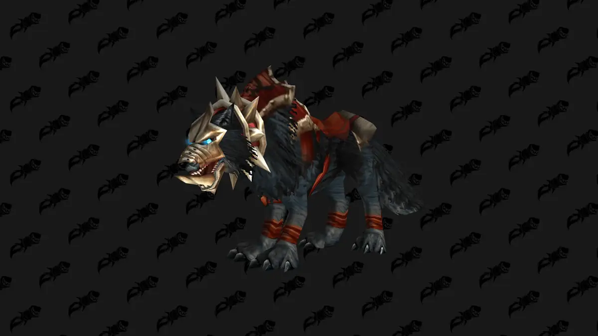 Horn of the Black War Wolf mount in WoW Forever