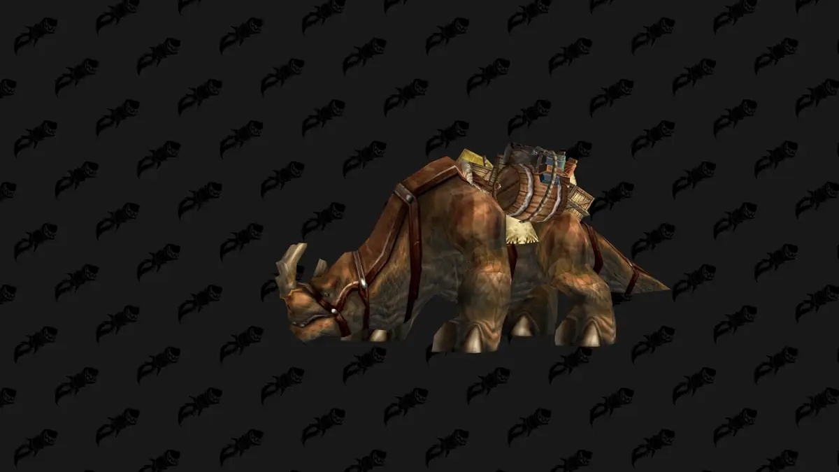 Reins of the Pack Kodo mount in WoW Forever