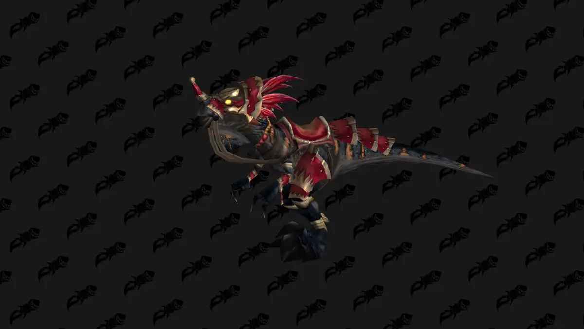 Whistle of the Black War Raptor mount in WoW Forever